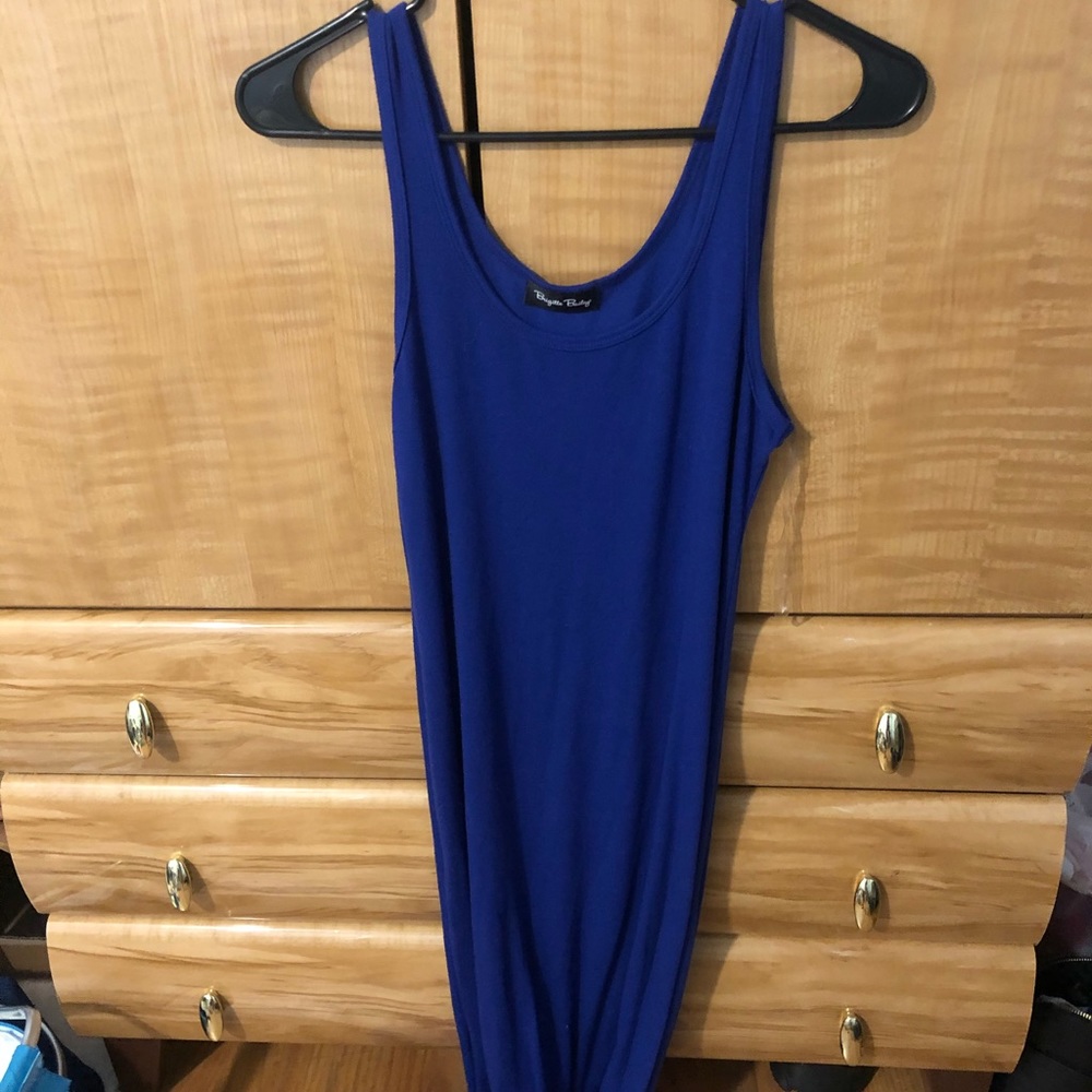 Long blue dress